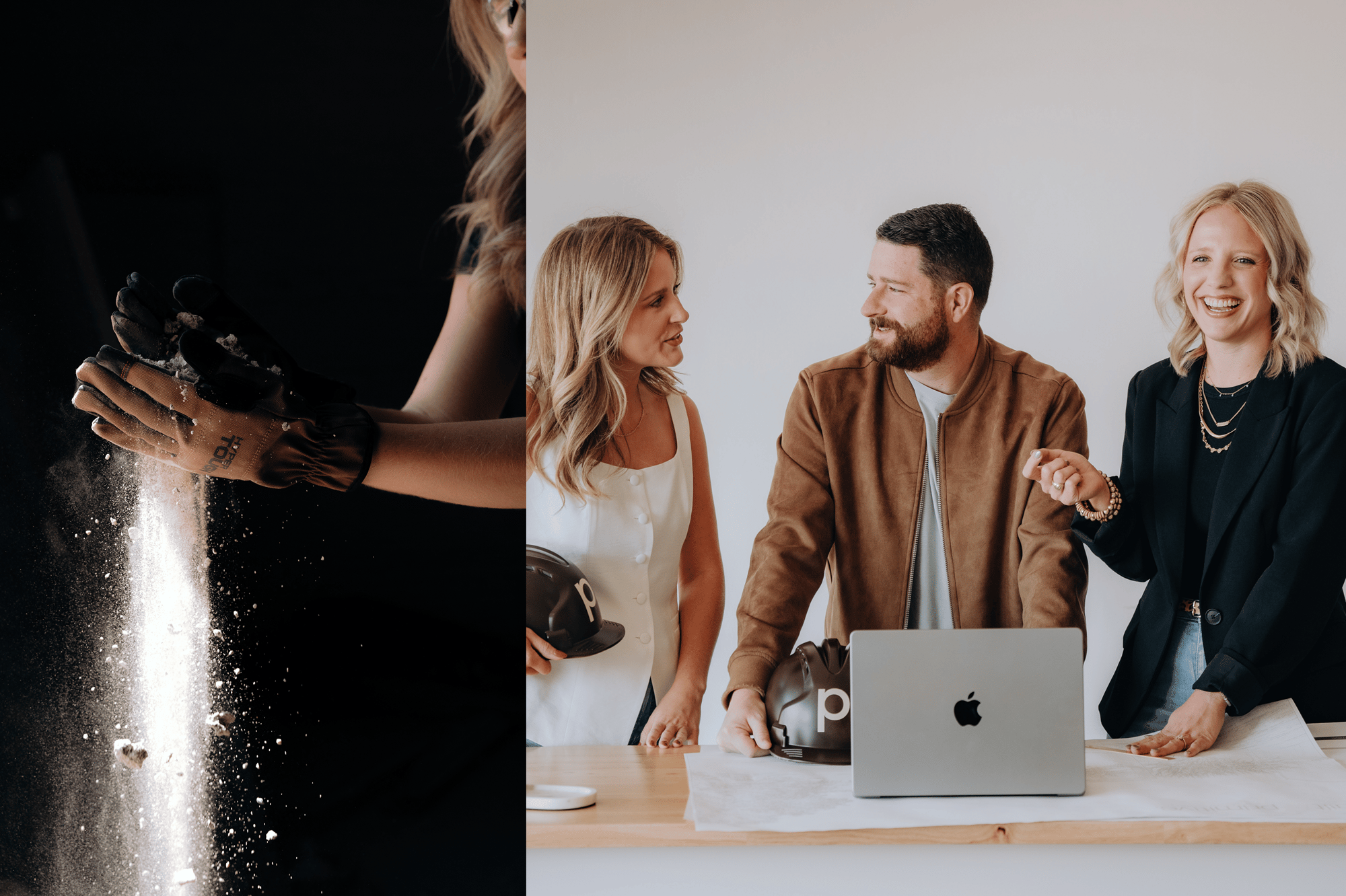 Primitive team in action 